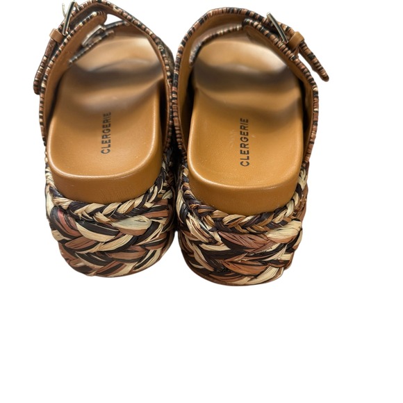 Robert Clergerie Paris Quinie4 platform raffia sandal - Picture 4 of 8